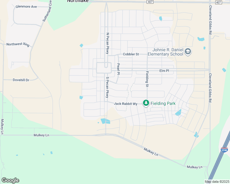 map of restaurants, bars, coffee shops, grocery stores, and more near 2628 Atticus Way in Northlake