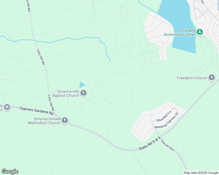 map of restaurants, bars, coffee shops, grocery stores, and more near 240 Groomsville Road in Moncks Corner
