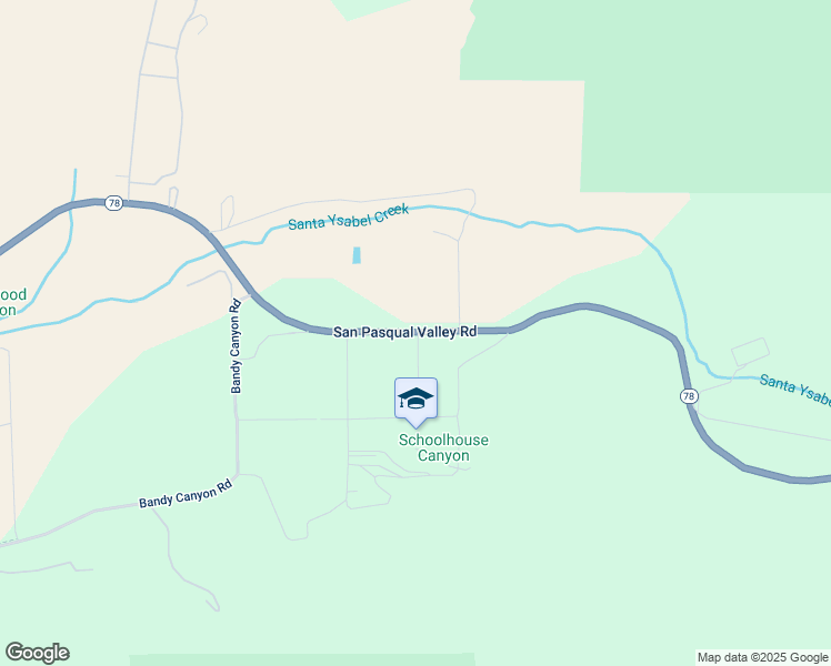 map of restaurants, bars, coffee shops, grocery stores, and more near 17701 San Pasqual Valley Road in Escondido