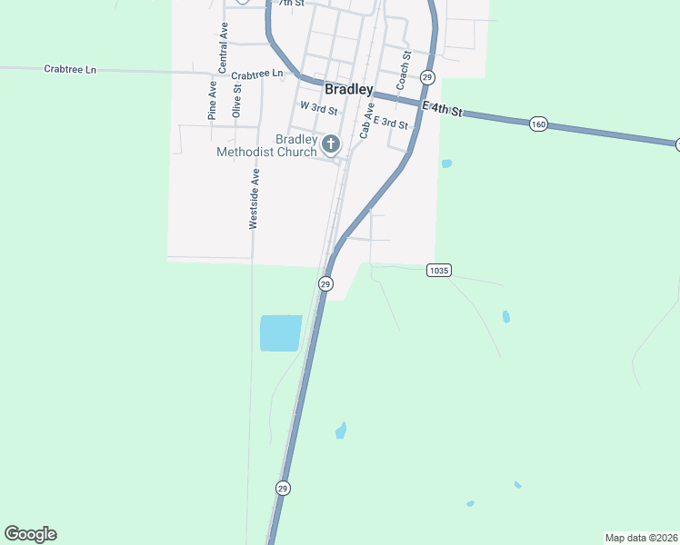 map of restaurants, bars, coffee shops, grocery stores, and more near 319 Elm Street in Bradley