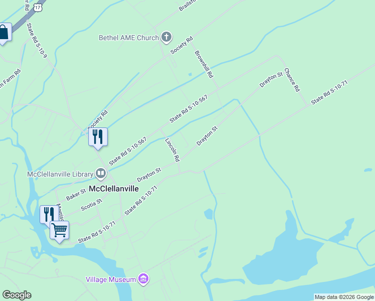 map of restaurants, bars, coffee shops, grocery stores, and more near 420 Dupre Road in McClellanville