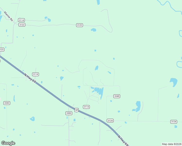map of restaurants, bars, coffee shops, grocery stores, and more near 1799 County Road 3340 in Greenville