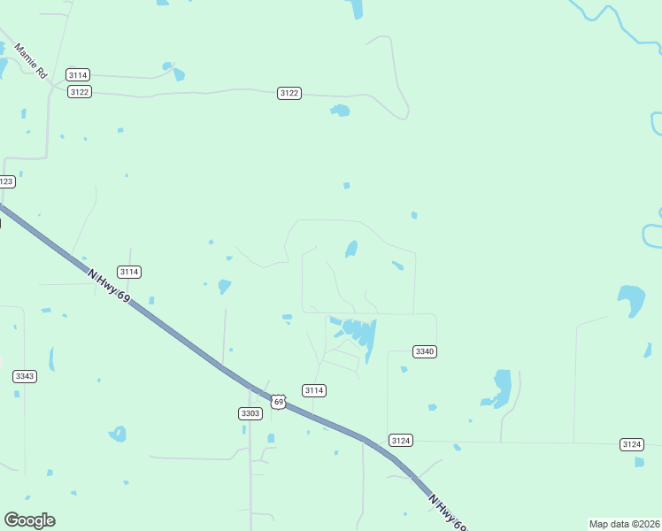 map of restaurants, bars, coffee shops, grocery stores, and more near 1799 County Road 3340 in Greenville