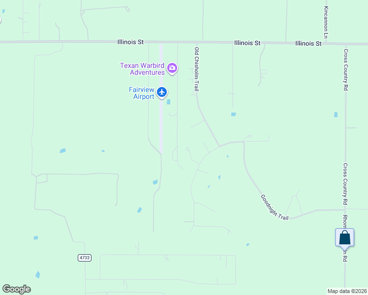 map of restaurants, bars, coffee shops, grocery stores, and more near 151 Conestoga Court in Rhome