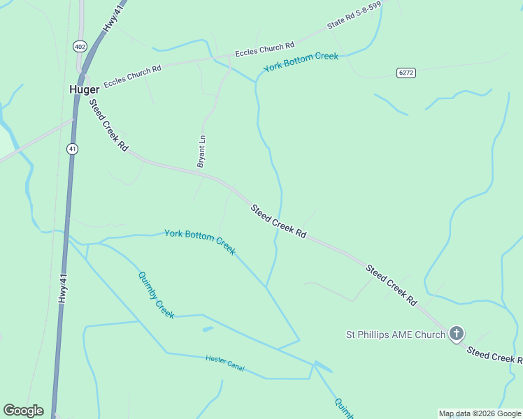 map of restaurants, bars, coffee shops, grocery stores, and more near in Huger