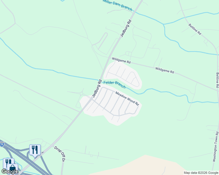 map of restaurants, bars, coffee shops, grocery stores, and more near 223 Meadow Wood Road in Summerville