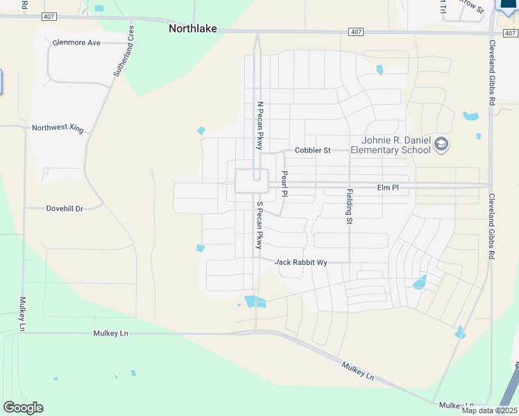 map of restaurants, bars, coffee shops, grocery stores, and more near 2620 Little Wonder Lane in Northlake