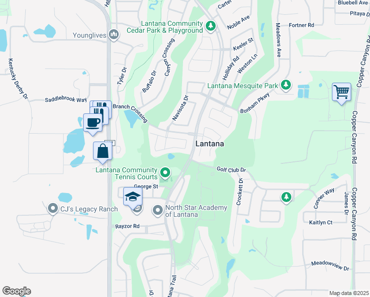 map of restaurants, bars, coffee shops, grocery stores, and more near 798 Ashleigh Lane in Argyle
