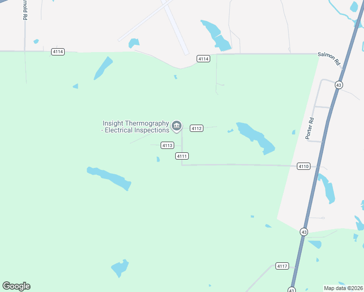 map of restaurants, bars, coffee shops, grocery stores, and more near County Road 4111 in Atlanta