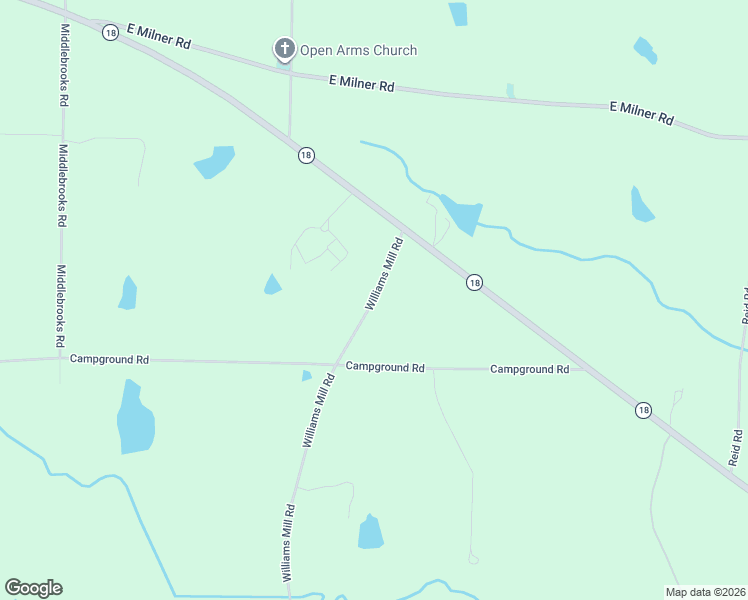 map of restaurants, bars, coffee shops, grocery stores, and more near 174 Williams Mill Road in Zebulon