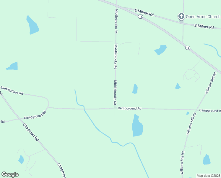 map of restaurants, bars, coffee shops, grocery stores, and more near 4546 McKinley Road in Zebulon