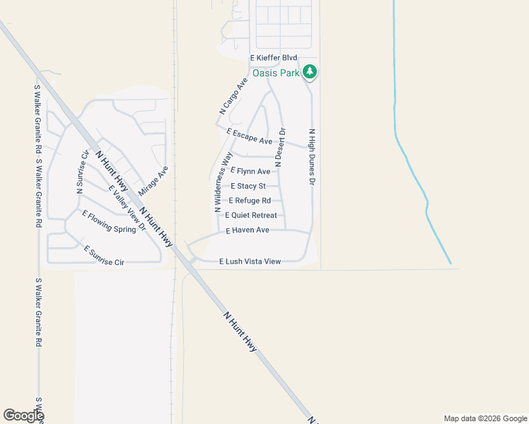 map of restaurants, bars, coffee shops, grocery stores, and more near 6734 East Quiet Retreat in Florence