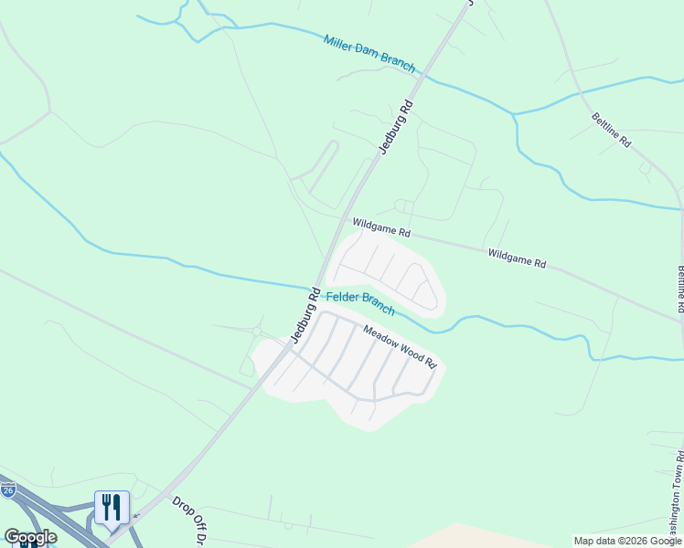 map of restaurants, bars, coffee shops, grocery stores, and more near 122 Felder Creek Road in Summerville