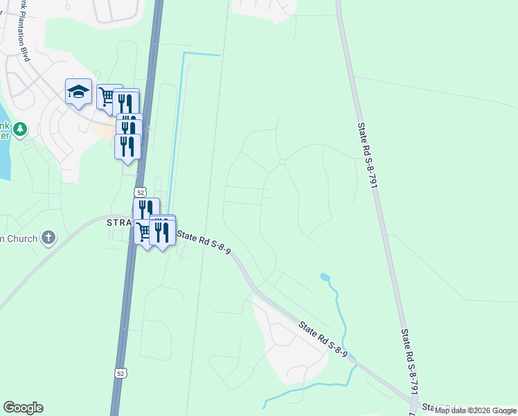 map of restaurants, bars, coffee shops, grocery stores, and more near 1606 Cypress Gardens Road in Moncks Corner