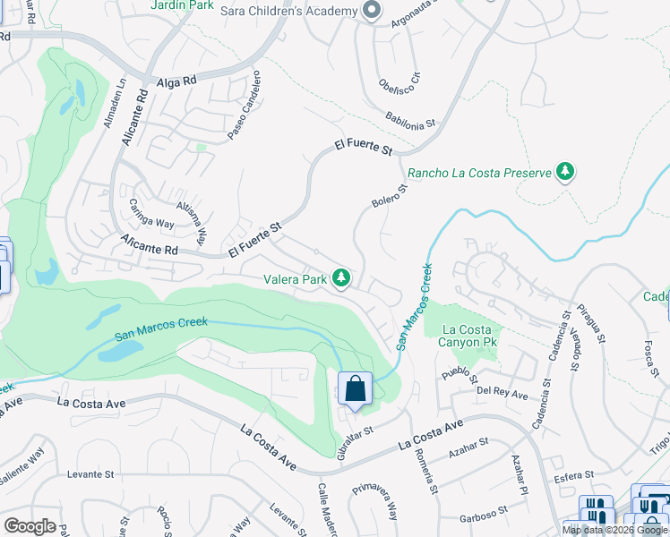 map of restaurants, bars, coffee shops, grocery stores, and more near 2871 Torry Court in Carlsbad