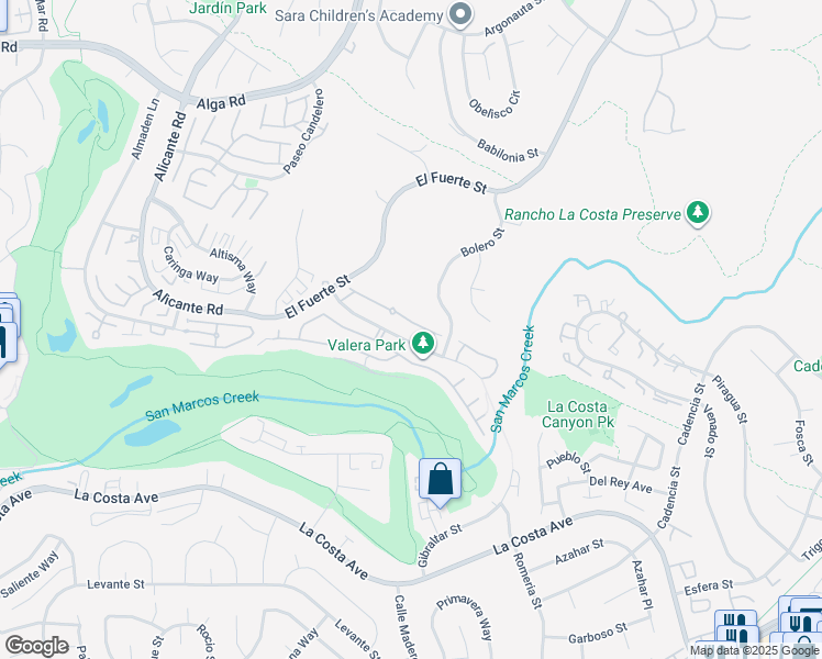 map of restaurants, bars, coffee shops, grocery stores, and more near 2865 Torry Court in Carlsbad