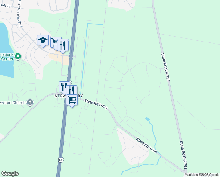 map of restaurants, bars, coffee shops, grocery stores, and more near 1602 Cypress Gardens Road in Moncks Corner