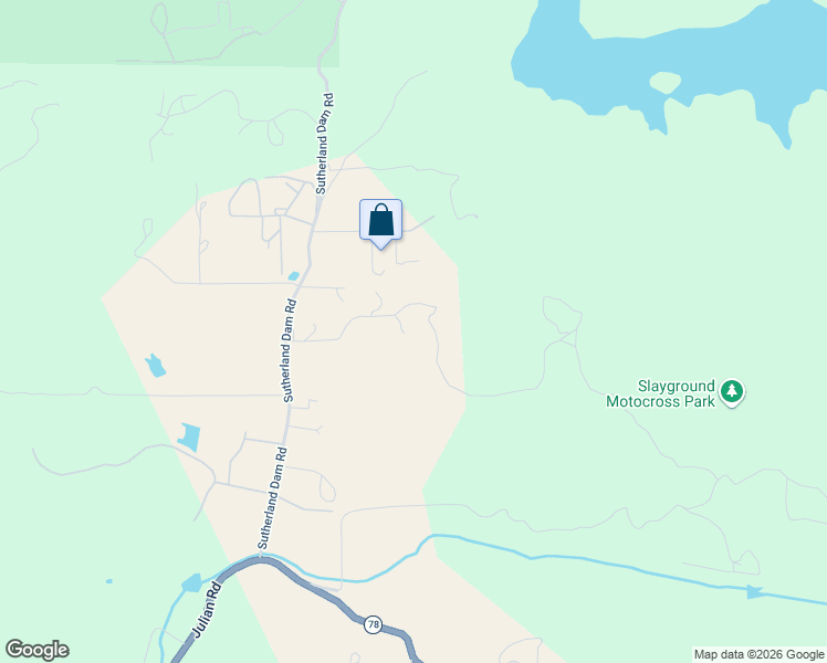 map of restaurants, bars, coffee shops, grocery stores, and more near 21057 Sutherland Dam Road in Ramona