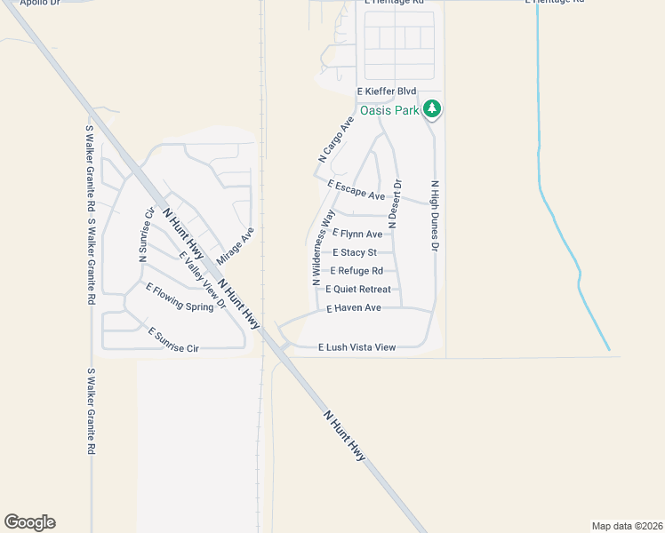 map of restaurants, bars, coffee shops, grocery stores, and more near 6524 East Refuge Road in Florence