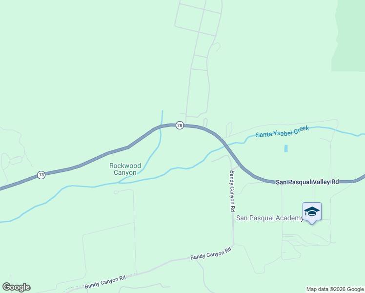 map of restaurants, bars, coffee shops, grocery stores, and more near 17141 San Pasqual Valley Road in Escondido
