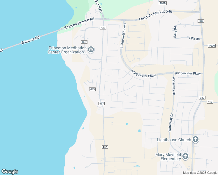 map of restaurants, bars, coffee shops, grocery stores, and more near 5324 Vinebrook Way in Princeton