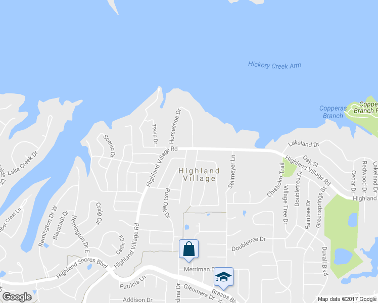 map of restaurants, bars, coffee shops, grocery stores, and more near 102 Bluebonnet Drive in Lewisville