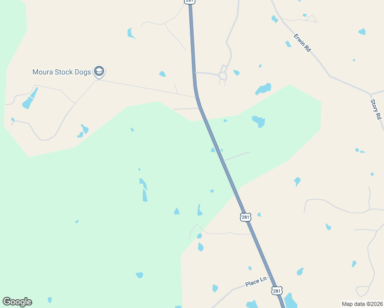 map of restaurants, bars, coffee shops, grocery stores, and more near 8818 U.S. 281 in Perrin
