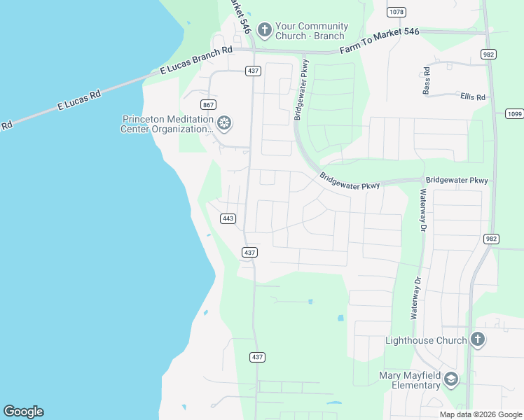 map of restaurants, bars, coffee shops, grocery stores, and more near 5328 Vinebrooke Way in Princeton