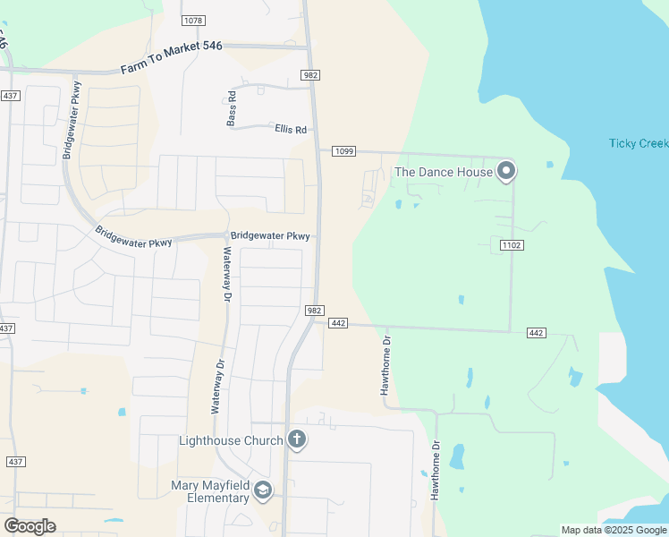 map of restaurants, bars, coffee shops, grocery stores, and more near 5719 Farm to Market Road 982 in Princeton