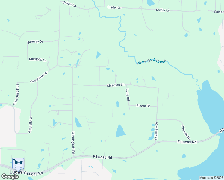 map of restaurants, bars, coffee shops, grocery stores, and more near 0 Choice Ln in Lucas