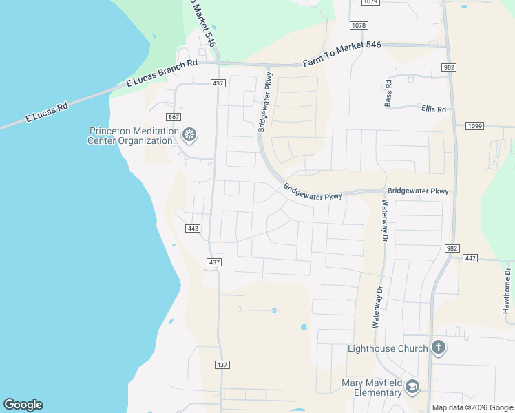 map of restaurants, bars, coffee shops, grocery stores, and more near 5303 Longshadow Drive in Princeton