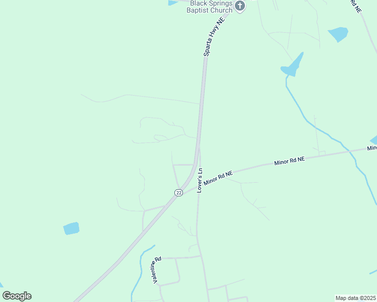 map of restaurants, bars, coffee shops, grocery stores, and more near 594 Sparta Highway Northeast in Milledgeville