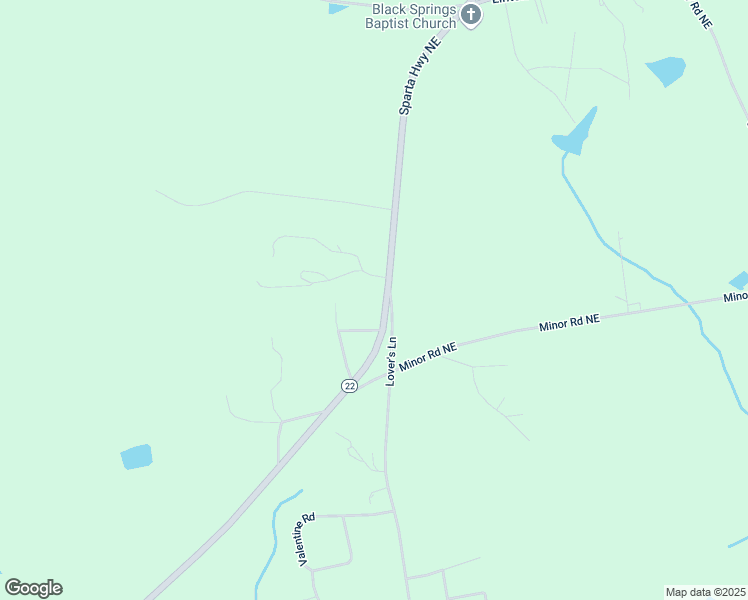 map of restaurants, bars, coffee shops, grocery stores, and more near 594 Sparta Highway Northeast in Milledgeville