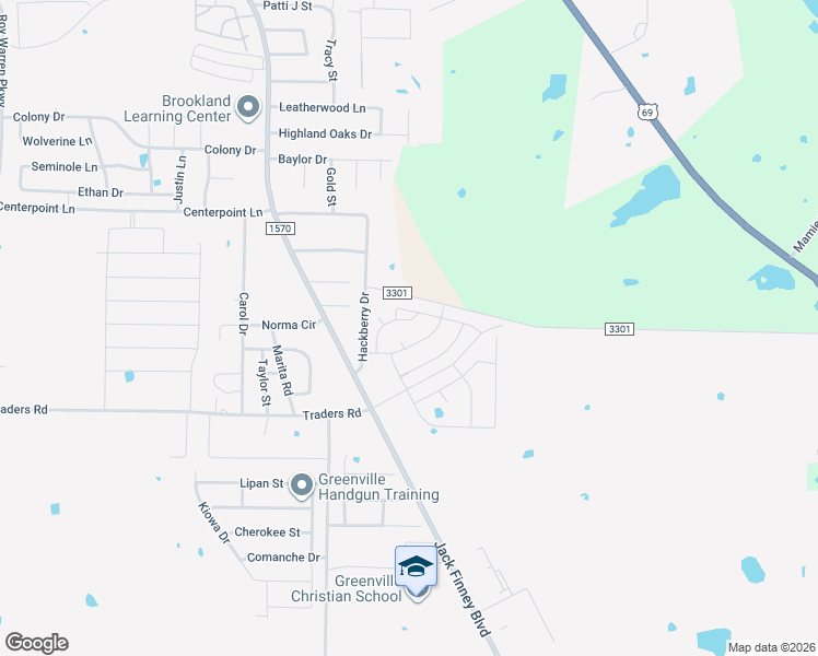 map of restaurants, bars, coffee shops, grocery stores, and more near 617 Beechwood Drive in Greenville