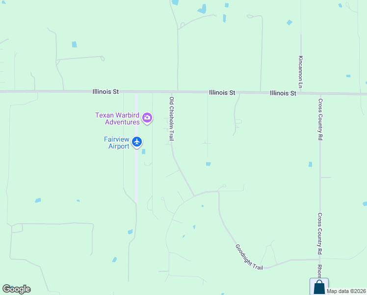 map of restaurants, bars, coffee shops, grocery stores, and more near 225 Old Chisholm Trail in Rhome