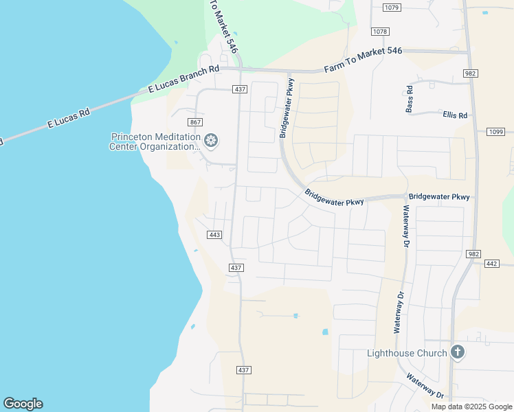 map of restaurants, bars, coffee shops, grocery stores, and more near 721 Slocum Way in Princeton
