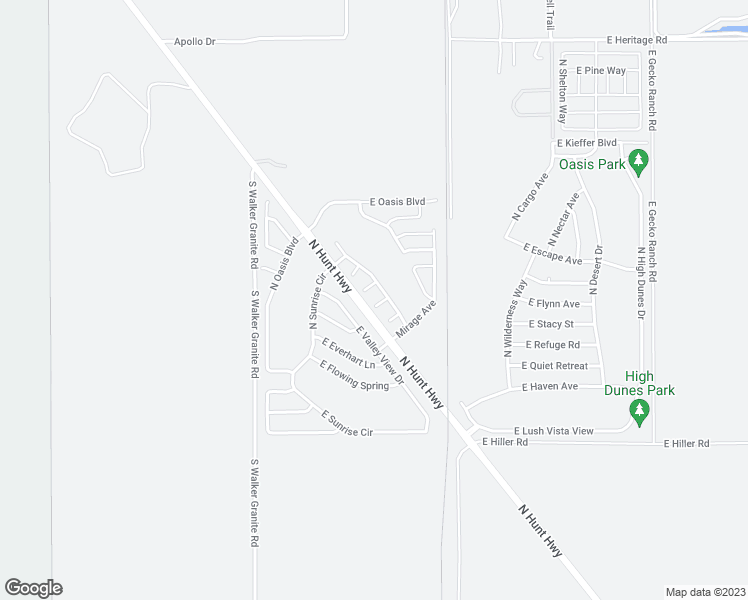 map of restaurants, bars, coffee shops, grocery stores, and more near 5946 East Baja Avenue in Florence