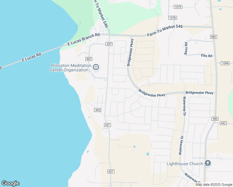 map of restaurants, bars, coffee shops, grocery stores, and more near 721 Slocum Way in Princeton