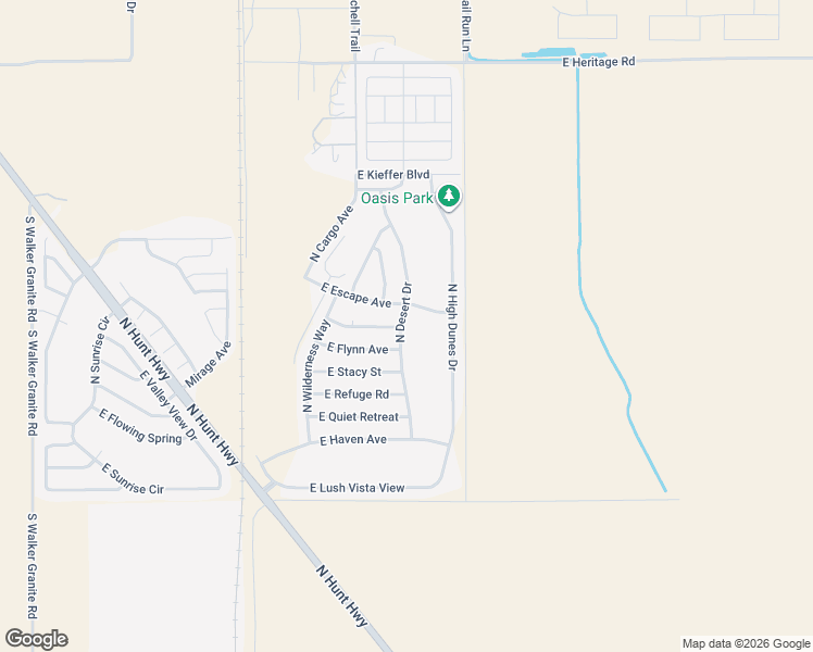 map of restaurants, bars, coffee shops, grocery stores, and more near 6790 East Flynn Avenue in Florence
