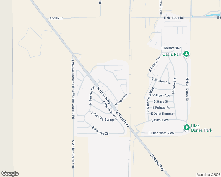 map of restaurants, bars, coffee shops, grocery stores, and more near 23829 North Desert Agave Street in Florence