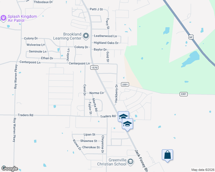 map of restaurants, bars, coffee shops, grocery stores, and more near 2027 Fairway Street in Greenville