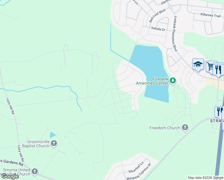 map of restaurants, bars, coffee shops, grocery stores, and more near 228 Michael Lane in Moncks Corner