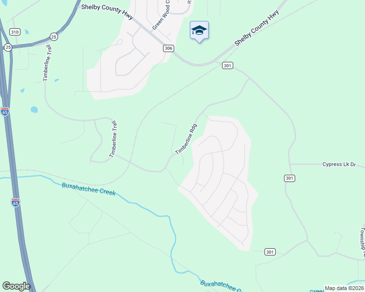 map of restaurants, bars, coffee shops, grocery stores, and more near 1053 Merion Drive in Calera