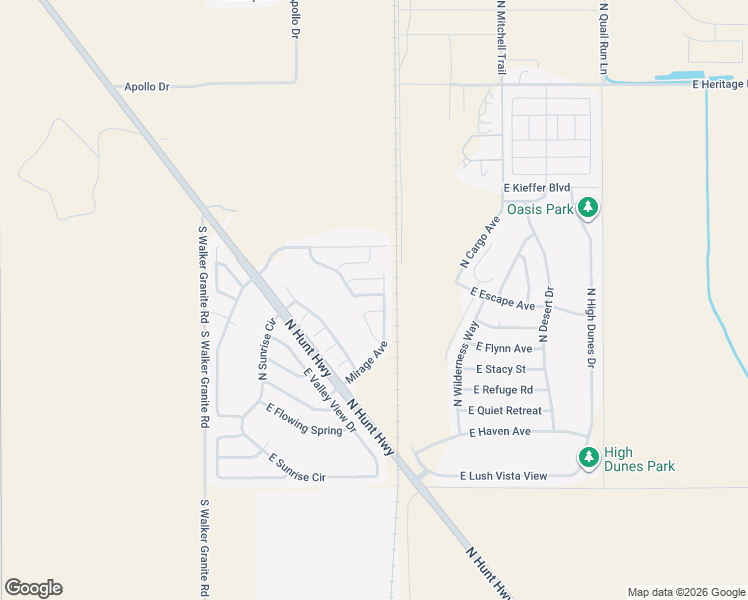 map of restaurants, bars, coffee shops, grocery stores, and more near 23838 North Greer Loop in Florence