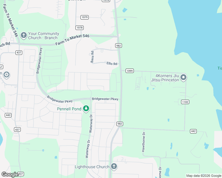 map of restaurants, bars, coffee shops, grocery stores, and more near 5550-5798 Farm to Market 982 in Princeton