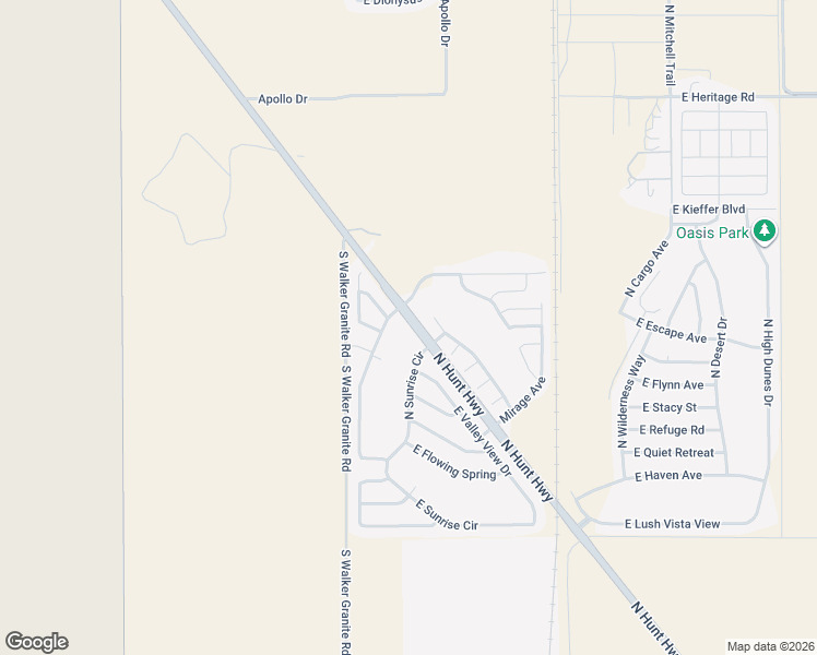 map of restaurants, bars, coffee shops, grocery stores, and more near 23490 North Sunrise Circle in Florence