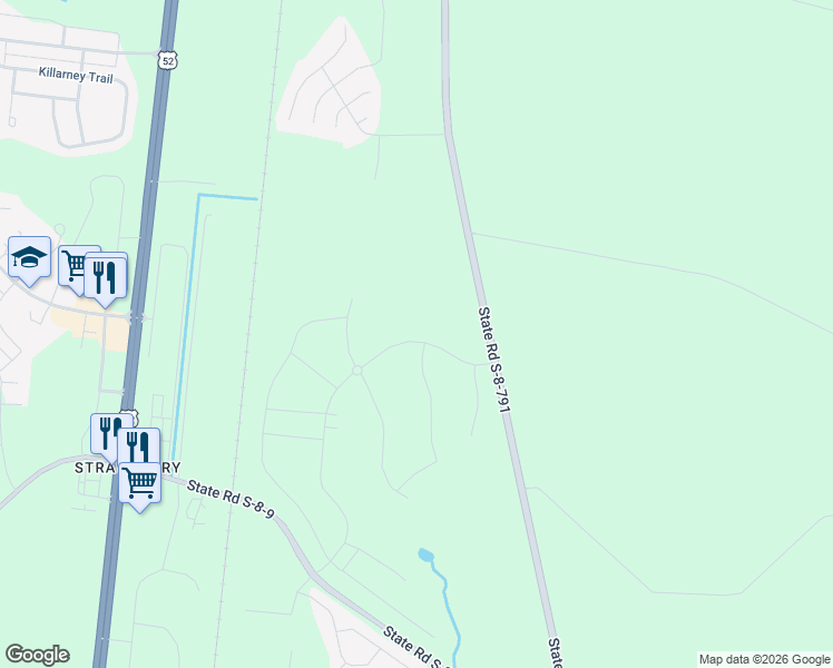 map of restaurants, bars, coffee shops, grocery stores, and more near Old Fort Road in Moncks Corner