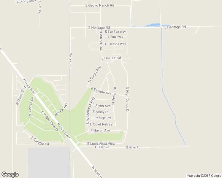 map of restaurants, bars, coffee shops, grocery stores, and more near 23937 North Mojave Lane in Florence