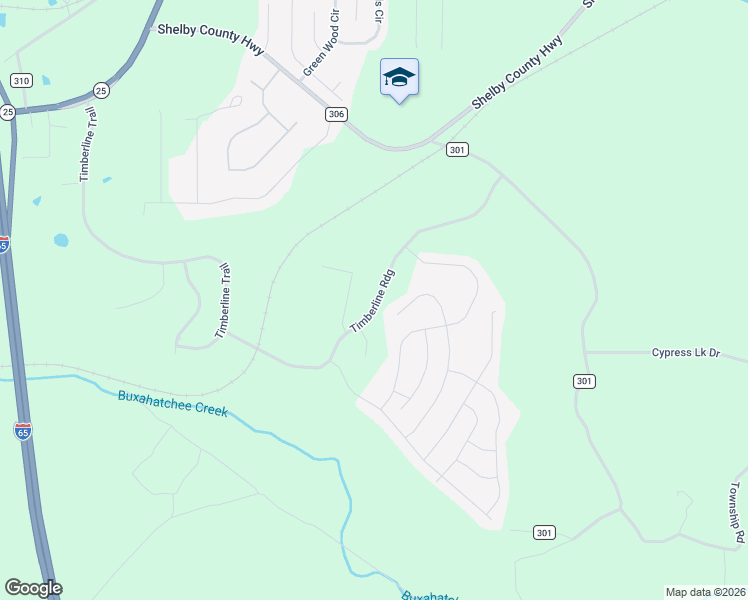 map of restaurants, bars, coffee shops, grocery stores, and more near 1053 Merion Drive in Calera