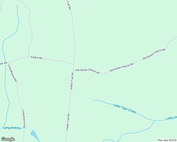 map of restaurants, bars, coffee shops, grocery stores, and more near Old Darien Church Road in Sparta